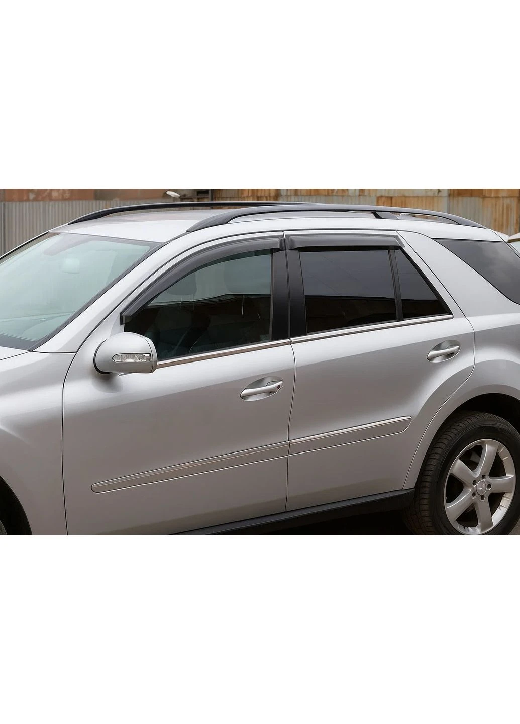 Дефлекторы окон (4 шт, ) для Mercedes ML W164 2005-2011 гг Hic (389049745)