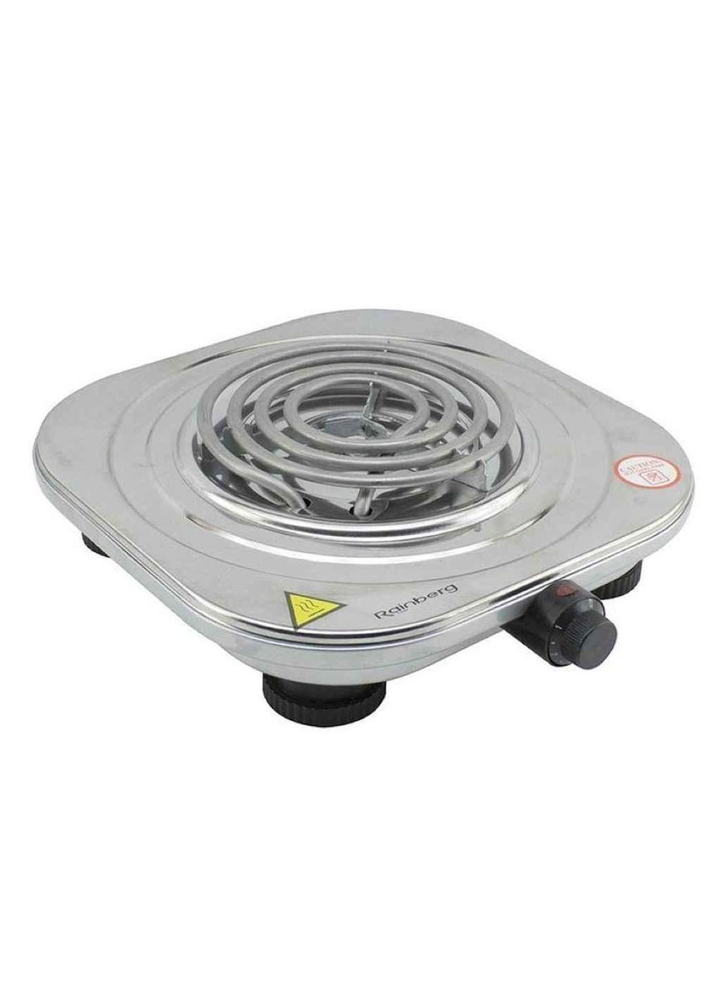 Электроплита 2000Вт 1комф. RB-010 нерж ТМ Rainberg (366303080)