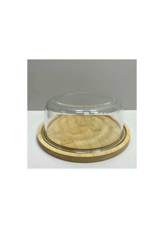 Блюдо з кришкою кругла Бамбук 102-627 21,2х8,1 см Olens (335715028)