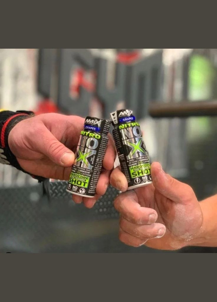 Передтренувальний комплекс Amix NitroNox Shot 60ml (Grapes) Amix Nutrition (296285618)