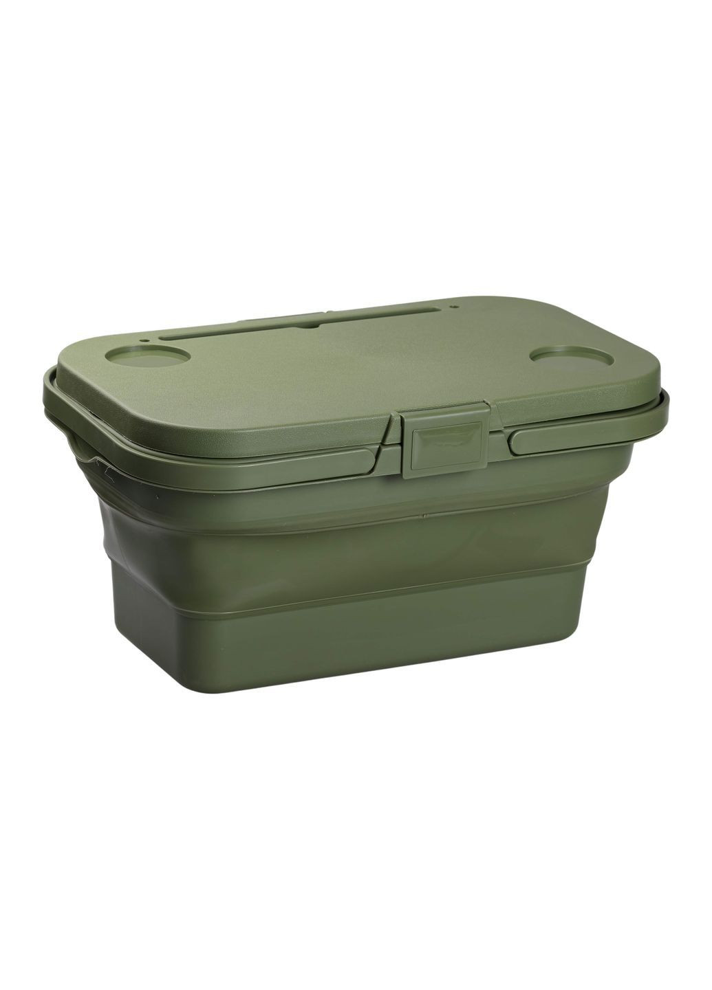 Корзина со столиком для пикника SLOW JOURNEY SJ-0120GR 44х26х23 см зеленый No Brand (370849828)