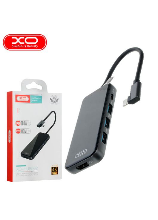 USB HUB HUB002 Type-C black XO (346502043)