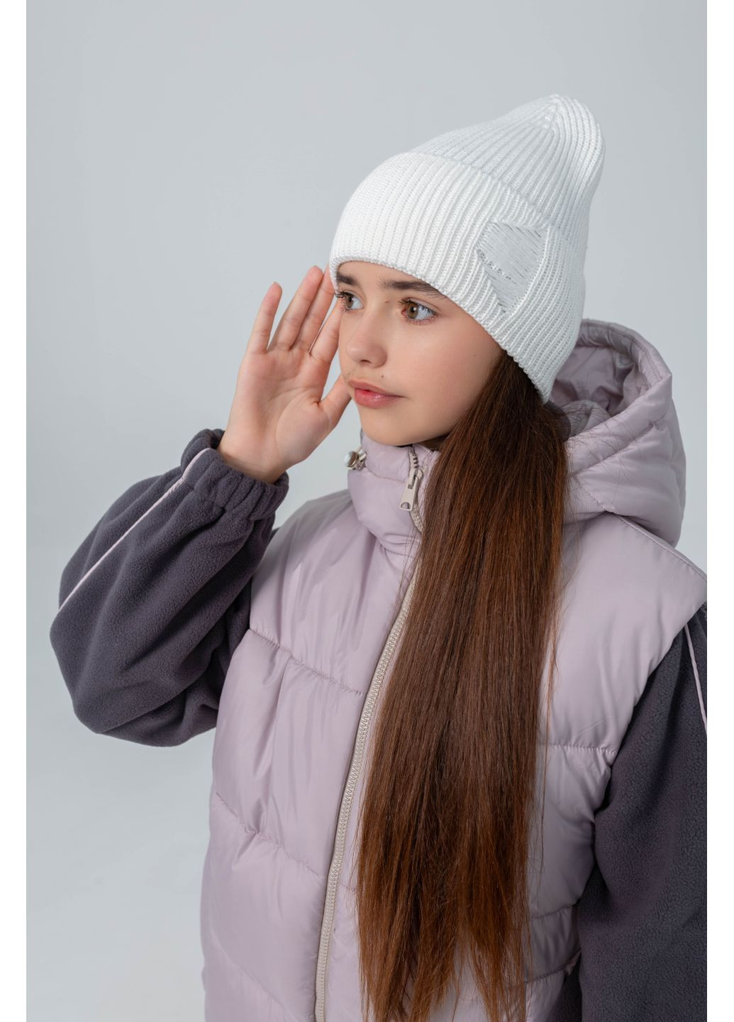 Шапка Молоко Cvetkov Шарлота (360953139)