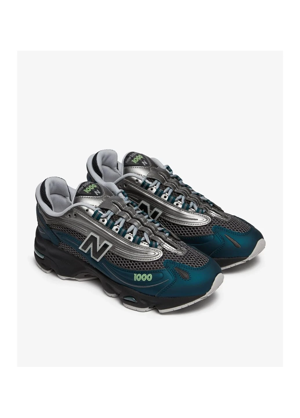 Металл кроссовки мужские 1000 metallic/blue m1000s New Balance