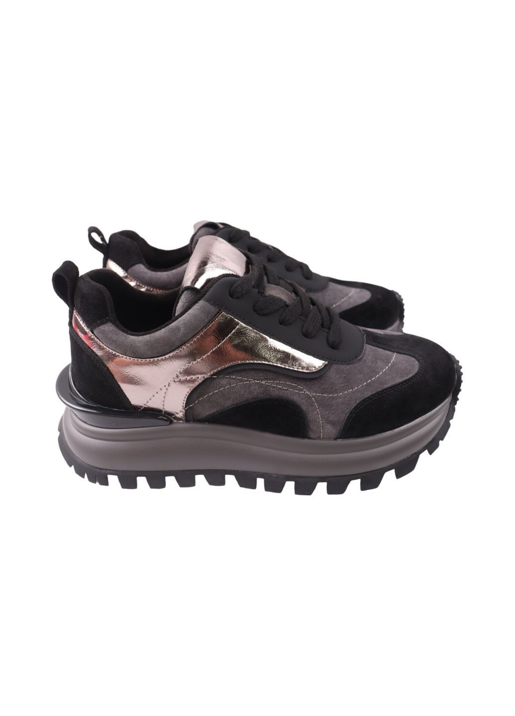 Кросівки жіночі чорні натуральна замша FARINNI 628-24DK чорні (300775552)