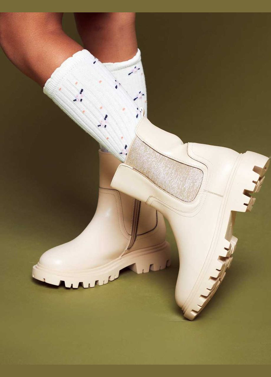 Напівчоботи,бежевий, Kiabi (306813400)