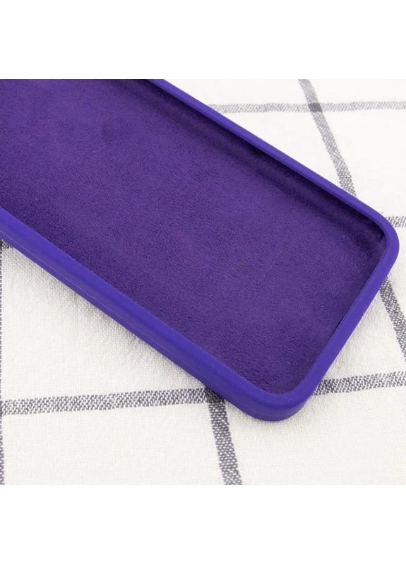 Чехол Silicone Case Square Full Camera Protective (AA) NOLOGO для Apple iPhone 7 plus/8 plus (5.5\") Фиолетовый Epik (373937439)