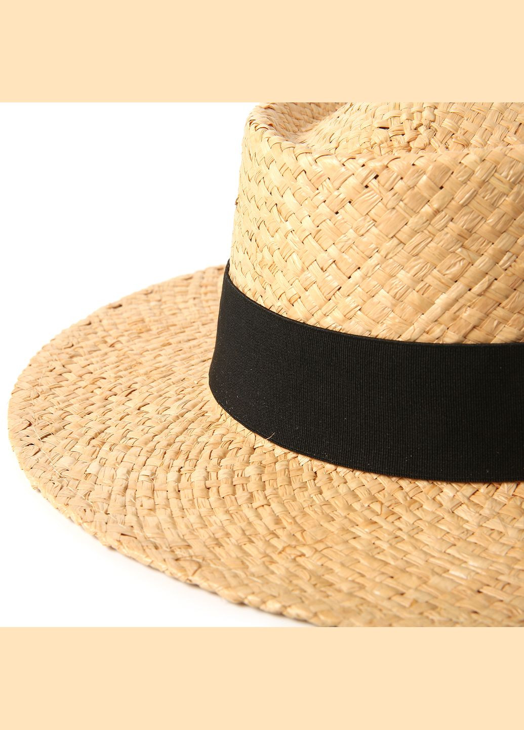 Шляпа порк-пай мужская рафия желтая ESME 844-149 LuckyLOOK 844-149м (292668869)