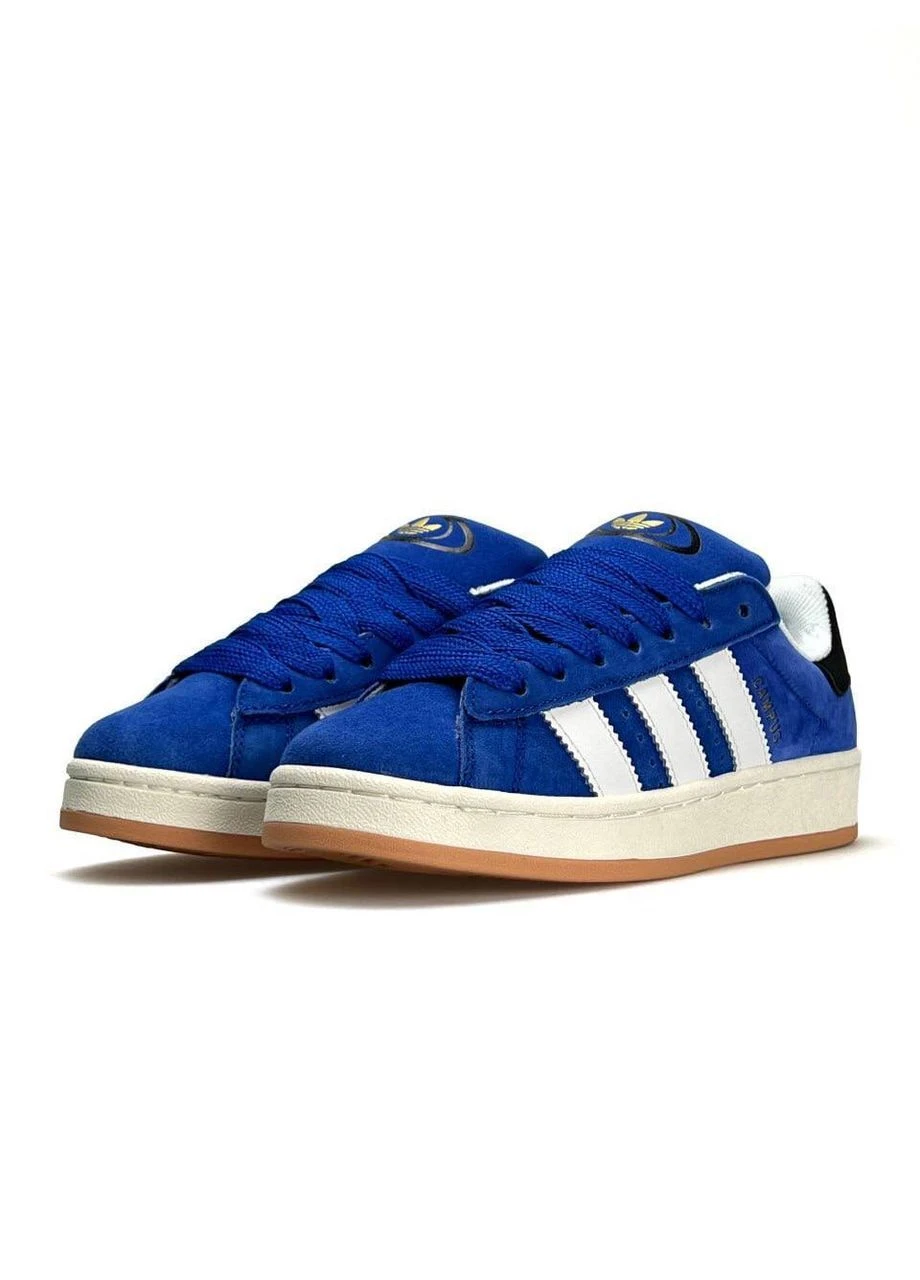 Синие демисезонные женские кроссовки 00s new navy white No Brand Originals Campus