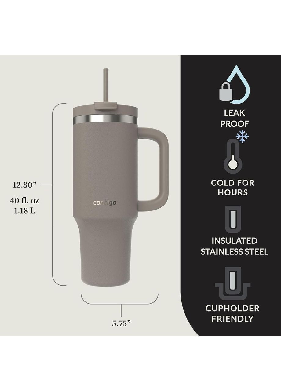 Термочашка Streeterville Tumbler Stainless Steel 1.18 л (40oz), Inkycap Contigo (369156427)