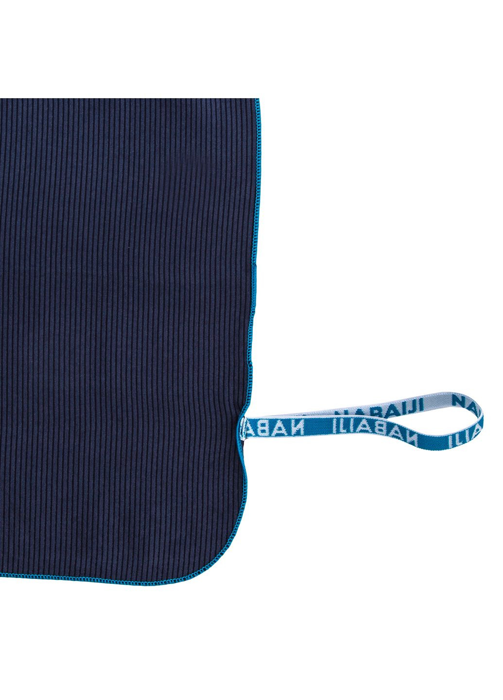 Полотенце из Микрофибры в Полоску 110 х 175см для Бассейна и Других Видов Спорта Синий Nabaiji синий