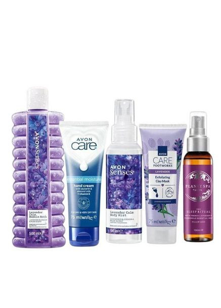 Набор 5-в -1 Лаванда для релакса и ухода. Avon (361868168)