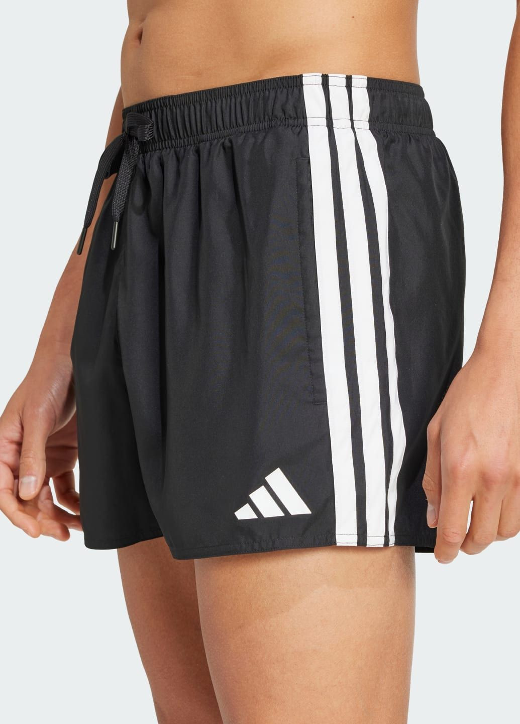 Мужские черные спортивные плавательные шорты 3-stripes 3-inch adidas