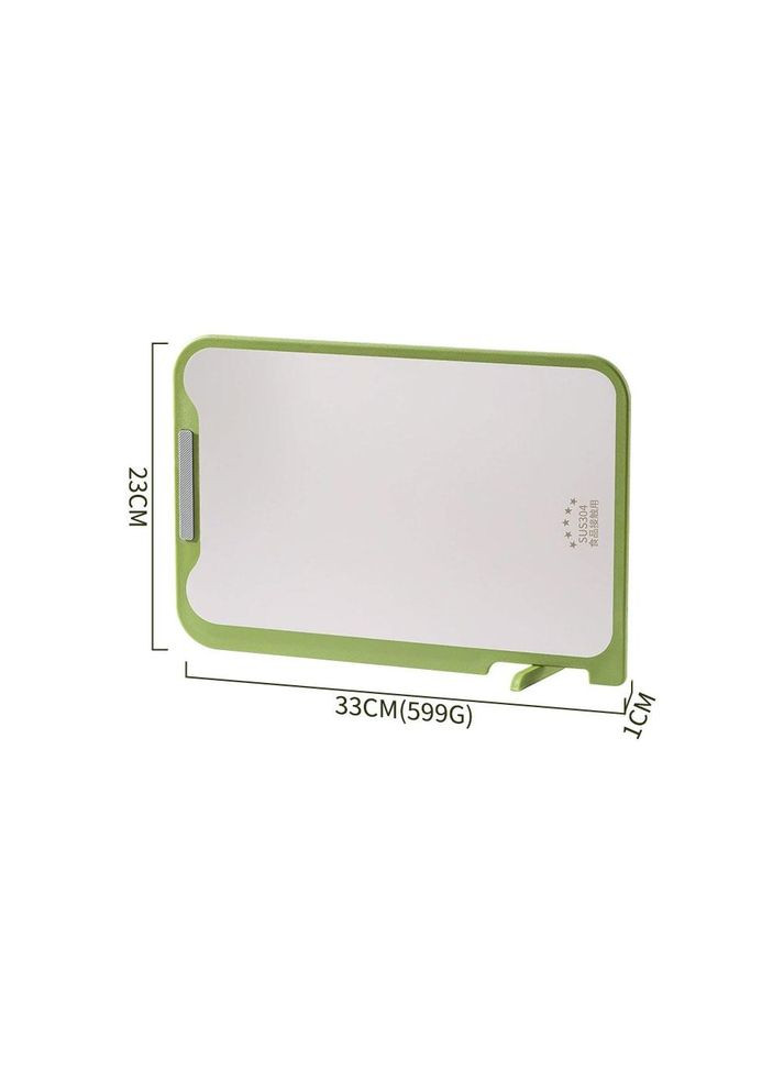 Доска кухонная для нарезки двухсторонняя зеленая 23*33 см (NR0246_1) No Brand (325700055)