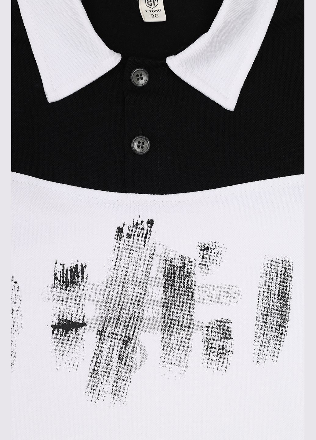 Белая детская футболка-футболка-поло с коротким рукавом для мальчика цвет белый цб-00270020 для мальчика Z.TONG