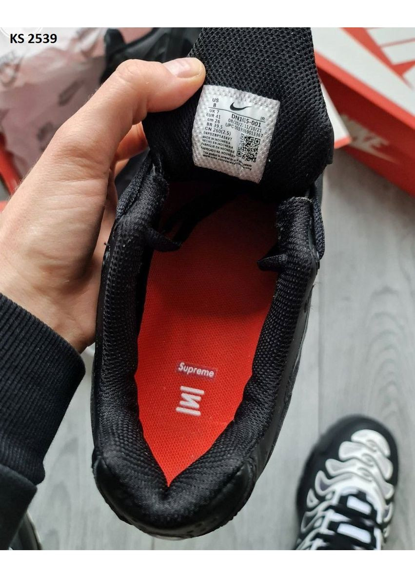 Черные демисезонные кроссовки мужские nike shox tl ride2 supreme black найк шокс тл No Brand