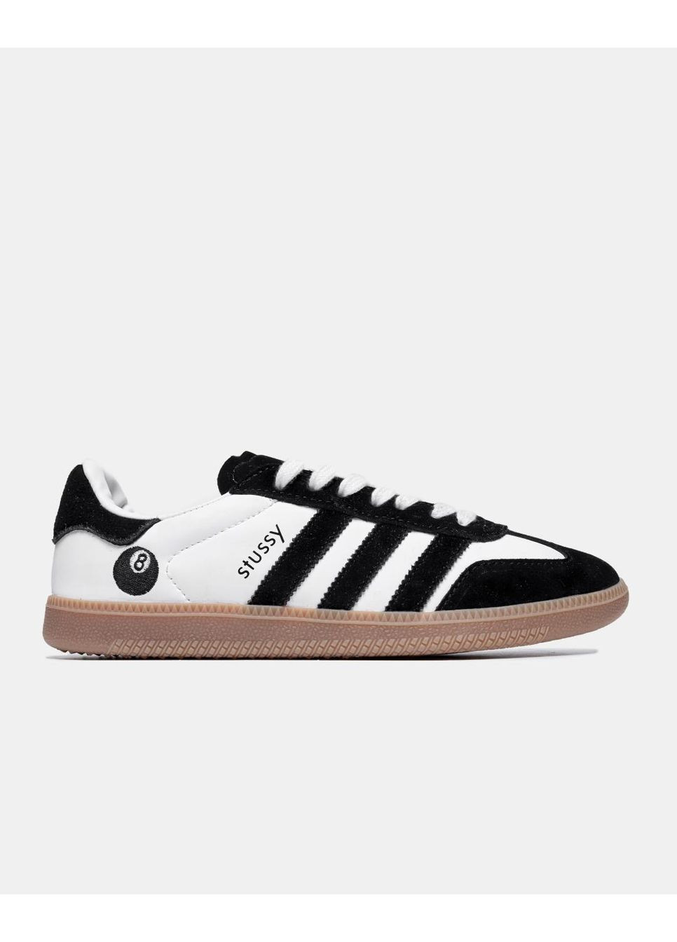 КРОСІВКИ ЖІНОЧІ ADIDAS STUSSY X SAMBA 8 BALL CONCEP АДІДАС САБМА No Brand білі демісезони (369388947)