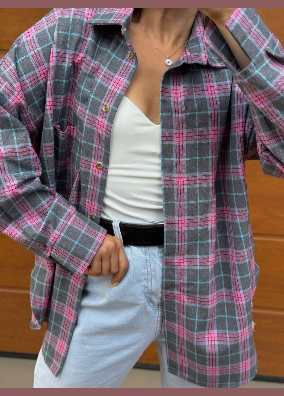 Светло-серая рубашка Osoblyva