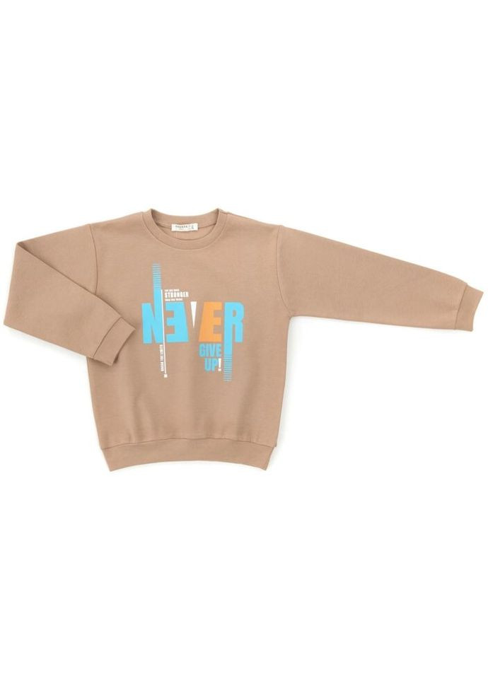 Спортивный костюм NEVER GIVE UP (19703-122B-beige) Breeze (300857509)