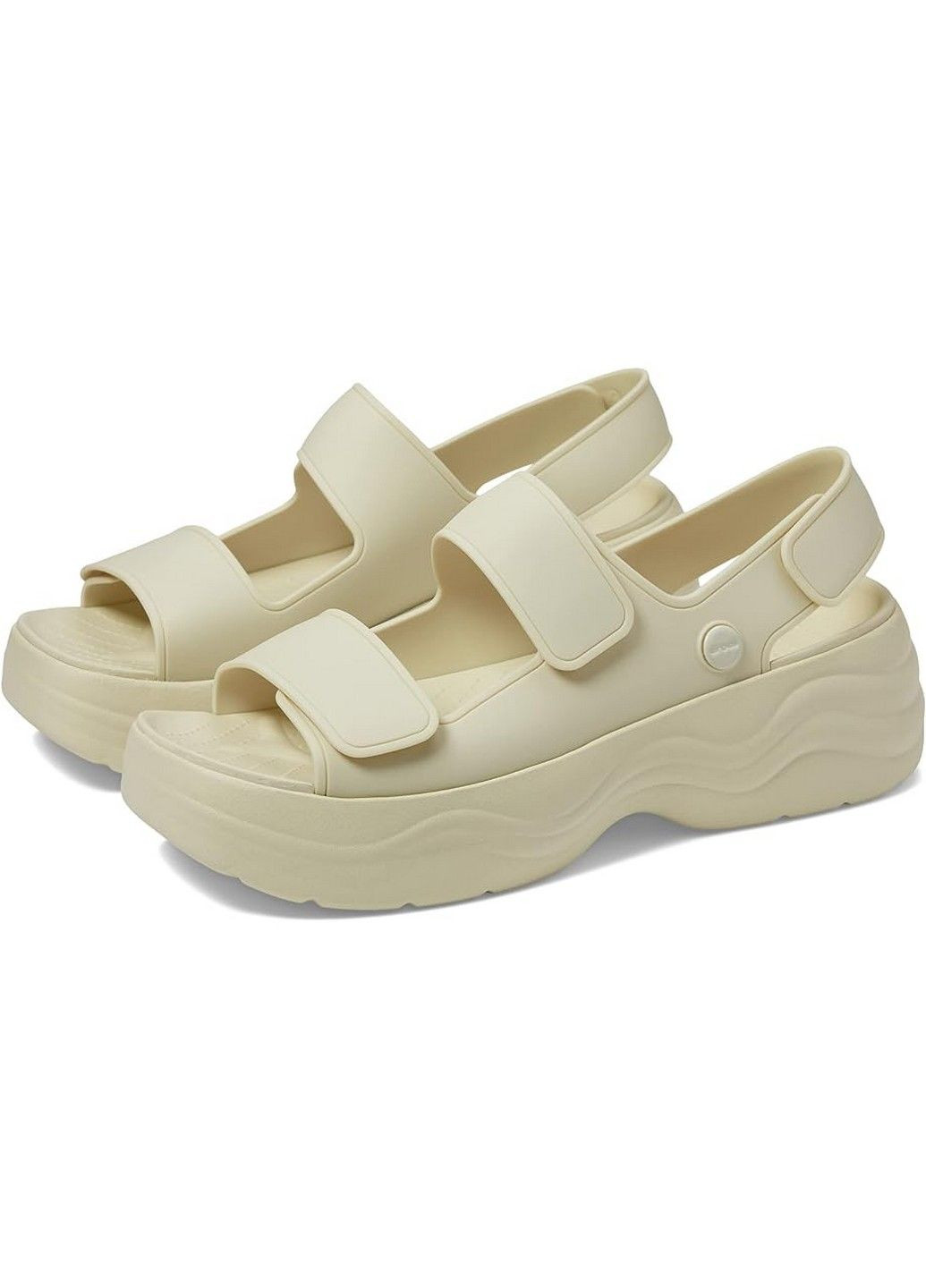 Крокси босоніжки Crocs skyline sandal bone (284116913)