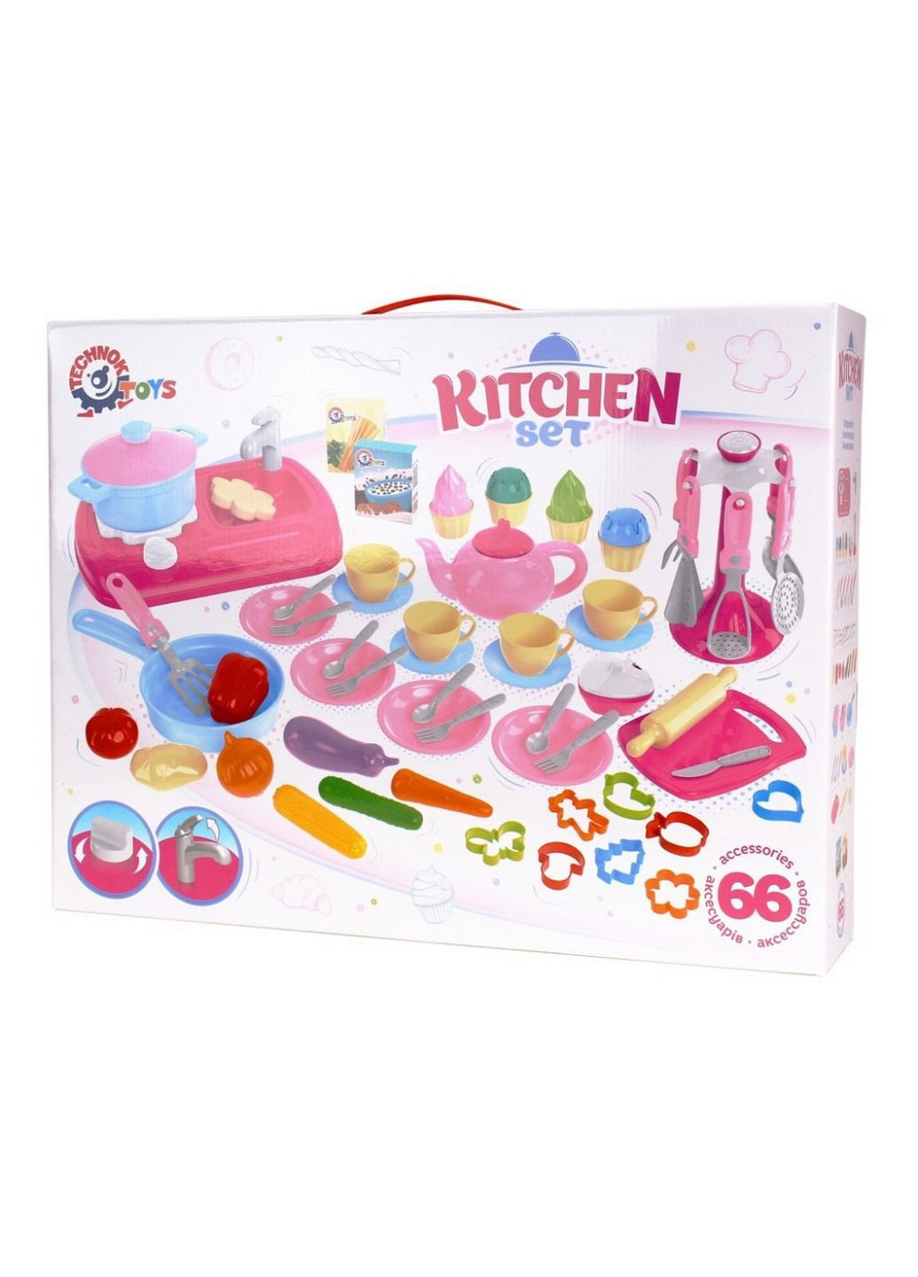 Игрушка "Кухня с набором посуды " 49,3х38х12 см ТехноК (289366229)