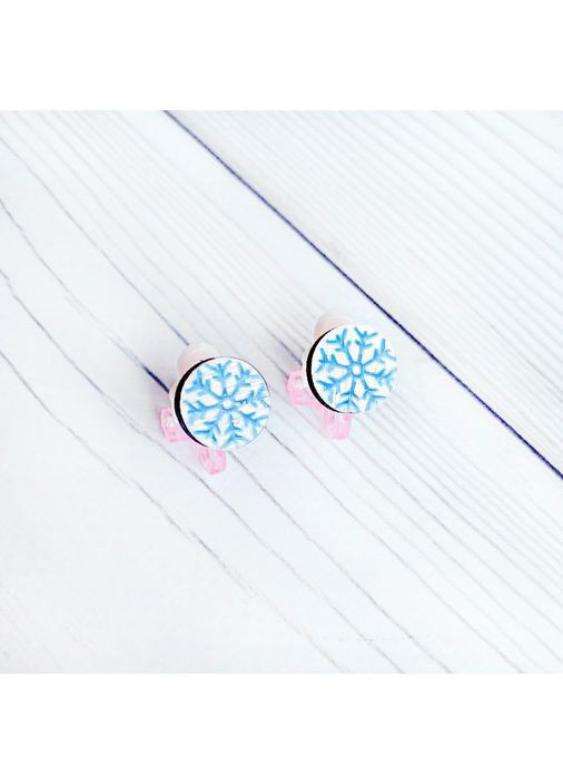 Комплект сережок кліпс Дитячий новорічний набір (пінгвін, сніжинка, ялинка) CASE CONTROL (355404623)