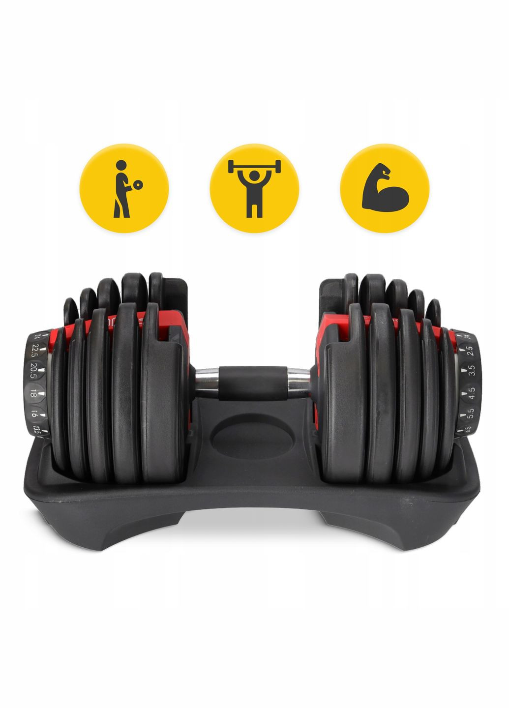 Гантель с регулируемым весом Premium 5-40 кг () 4FIZJO P-5907739319210 (291302712)