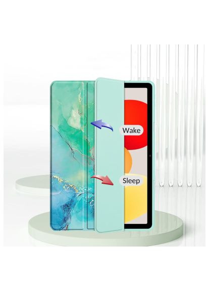 Чохол до планшета Soft Edge TPU Xiaomi Redmi Pad SE 8.7" Green Marble (712574) BeCover Soft Edge TPU Xiaomi Redmi Pad SE 8.7&quot; Green Marbl (366693749)