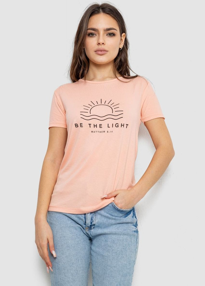 Футболка женская с принтом Ager 244R601 - (319359623)