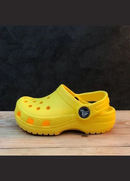 Желтые classic clog kids крокс сабо классик детские Crocs