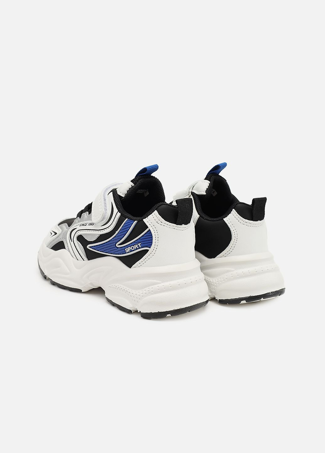 Белые демисезонные кроссовки для мальчика, на плоской подошве цвет белый цб-00273960 Kimboo