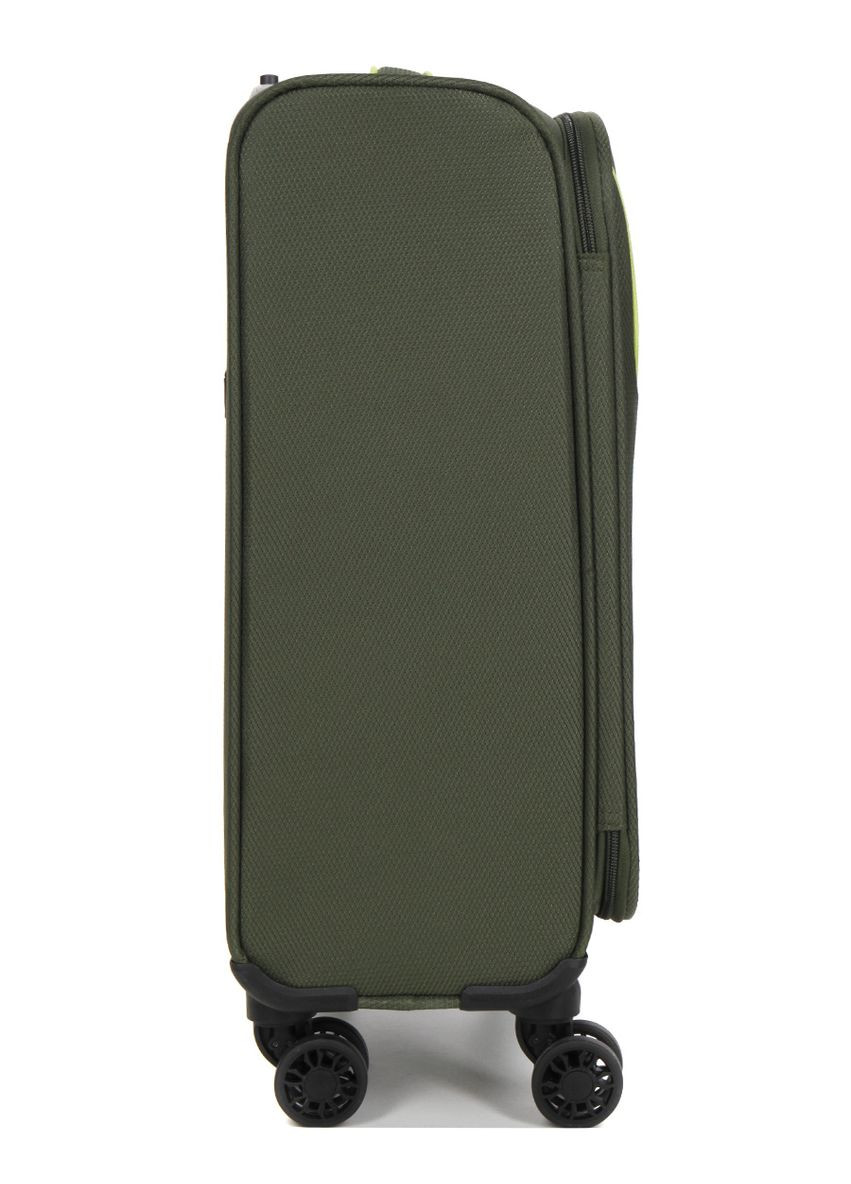 Чемодан маленький S тканевый 22204 58×36×22см 35+9см Хаки Snowball (297642922)