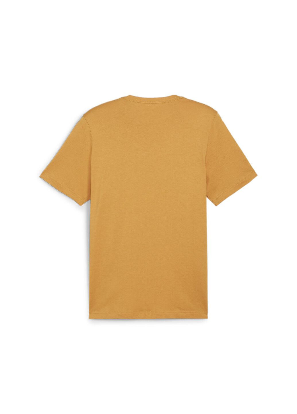 Коричневая футболка essentials logo men's tee Puma