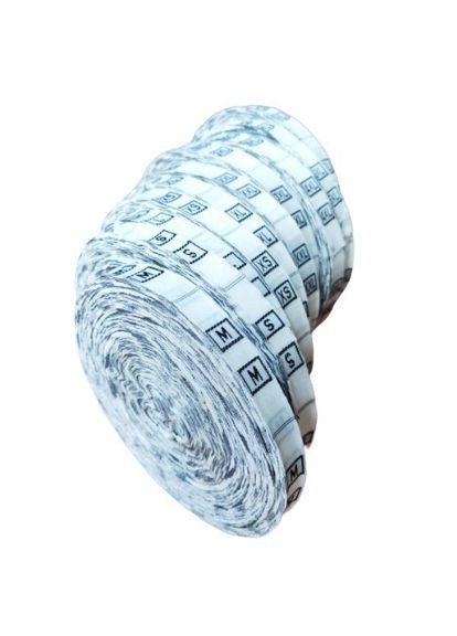 Размерник тканевой (жаккард) 4xl 960шт. Белый Plus-plus (354793665)
