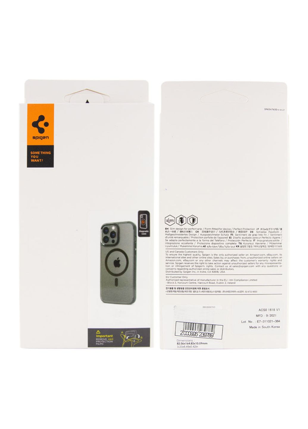 Чехол TPU+PC Ultra Hybrid with Magsafe для iPhone 13 Pro Max Цвет Transparent Spigen Apple iPhone 13 Pro Max 2021 (335874295)