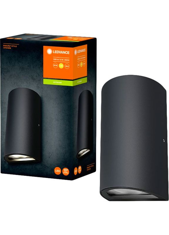 Светильник ENDURA UpDown 12W 3000K IP44 Black (4058075214057) Ledvance (323239223)