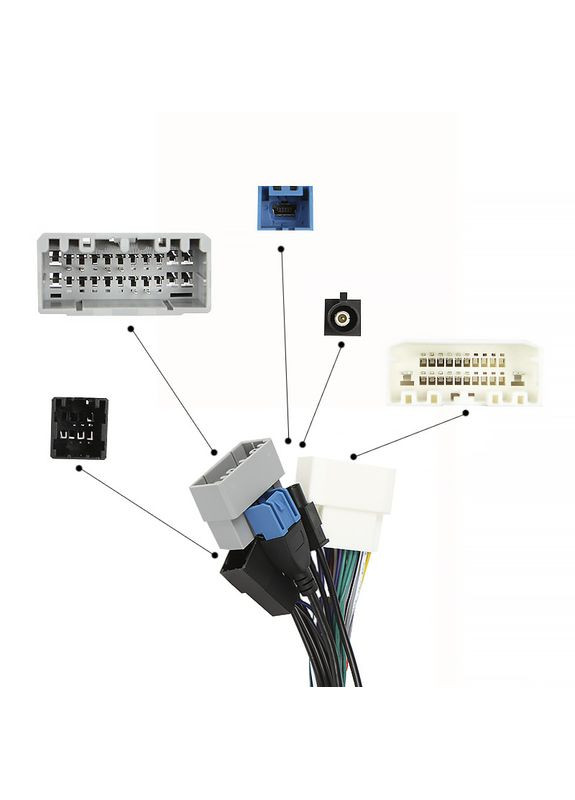 Адаптер штатного підсилювача Dodge Caliber 2009-2013 + CAN-BUS (7407) Калібер 3шт Feeldo (352013230)