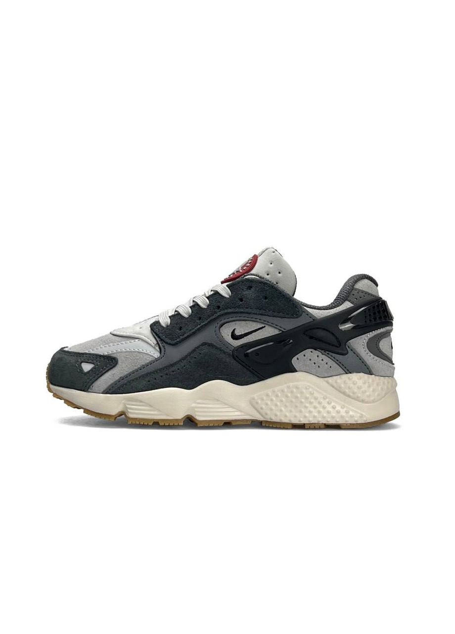 Сірі всесезонні кросівки nike No Brand Air Huarache Grey Black