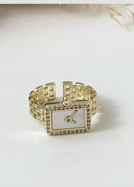 Каблучка "Yellow Clock" Le'Perle (329720068)