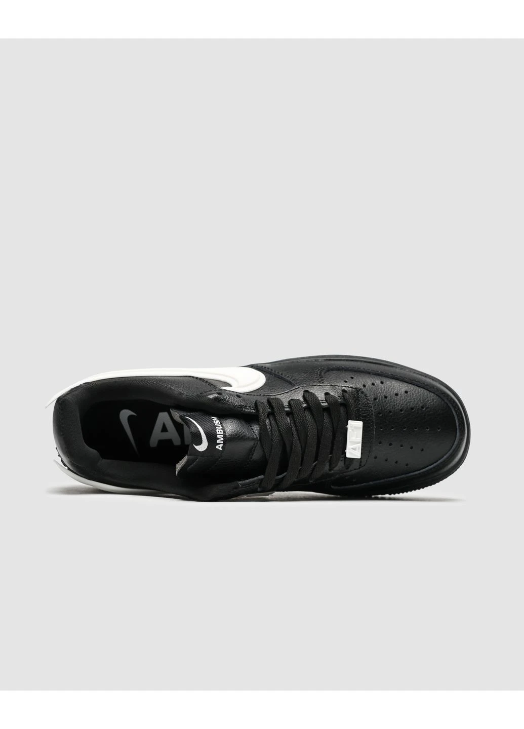 Чорні кросівки чоловічі nike x ambush air force 1 low black найк аір форс чорні демісезон No Brand