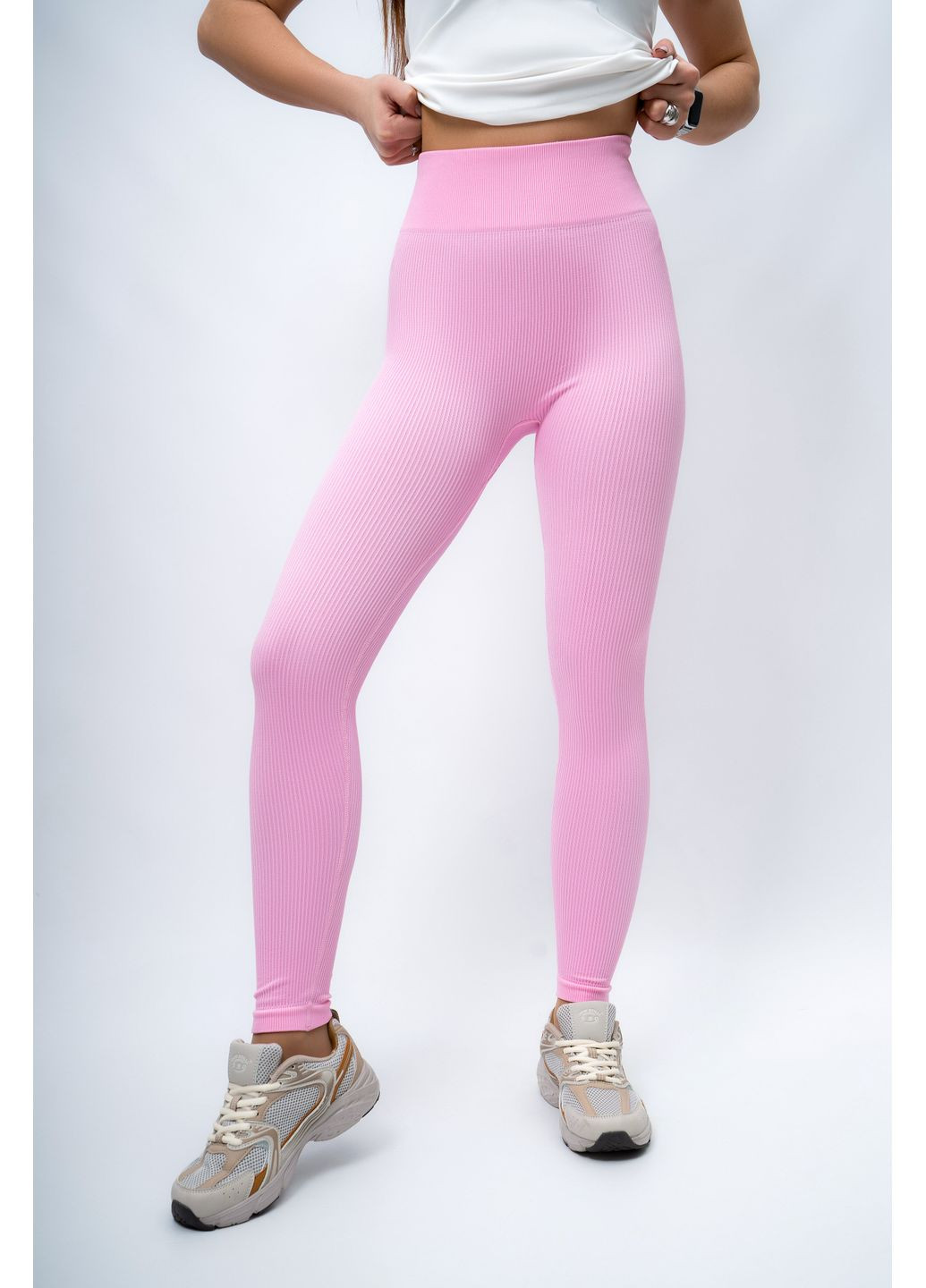 Легінси жіночі спортивні рожеві 346944 Where Uwear (372794683)