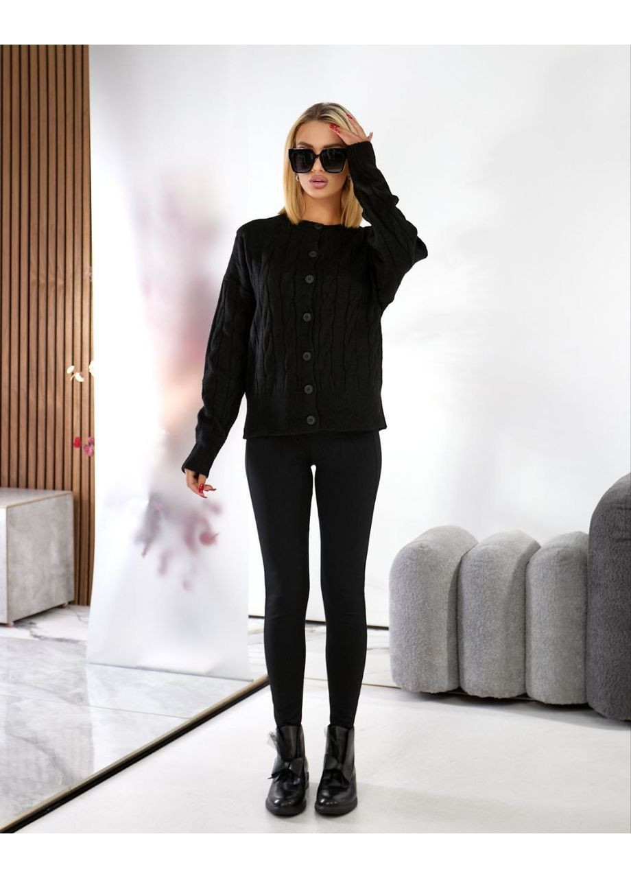 Черный кардиган Osoblyva