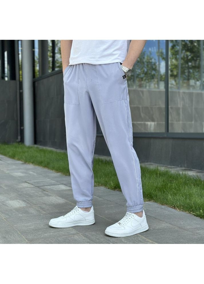 Стильні чоловічі спортивні штани Джоґери сірі Freedom (354808438)