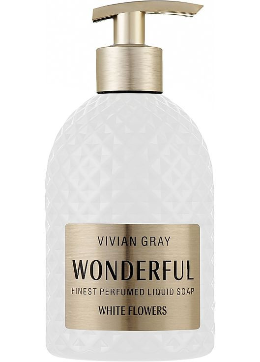 Жидкое мыло Wonderful White Flowers Liquid Soap 500ml (1139146-120206) Vivian Gray (368629322)