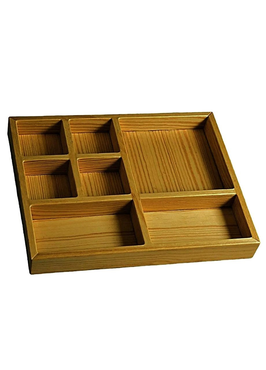 Менажниця з дерева Даластон сієна (МЕН-010105) No Brand (327869545)