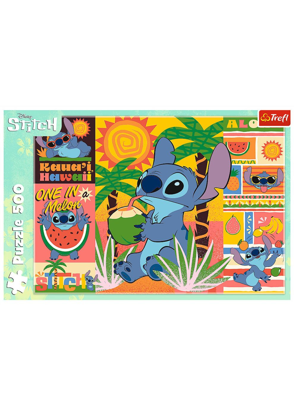 Пазл Канікули зі Стічем 500 елементів Trefl (365876404)