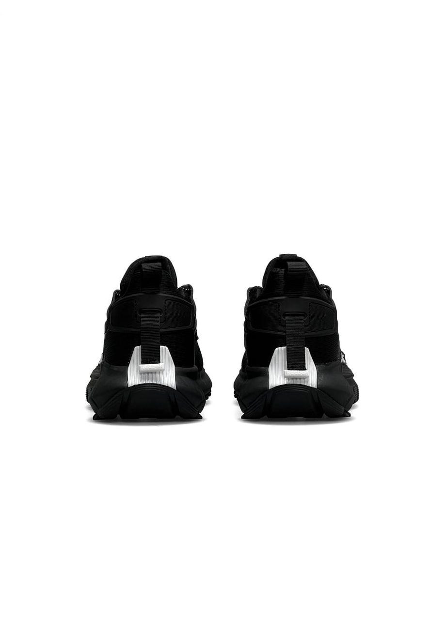 Чорні Осінні кросівки чоловічі, вьетнам Reebok Zig Kinetica Edge Black White