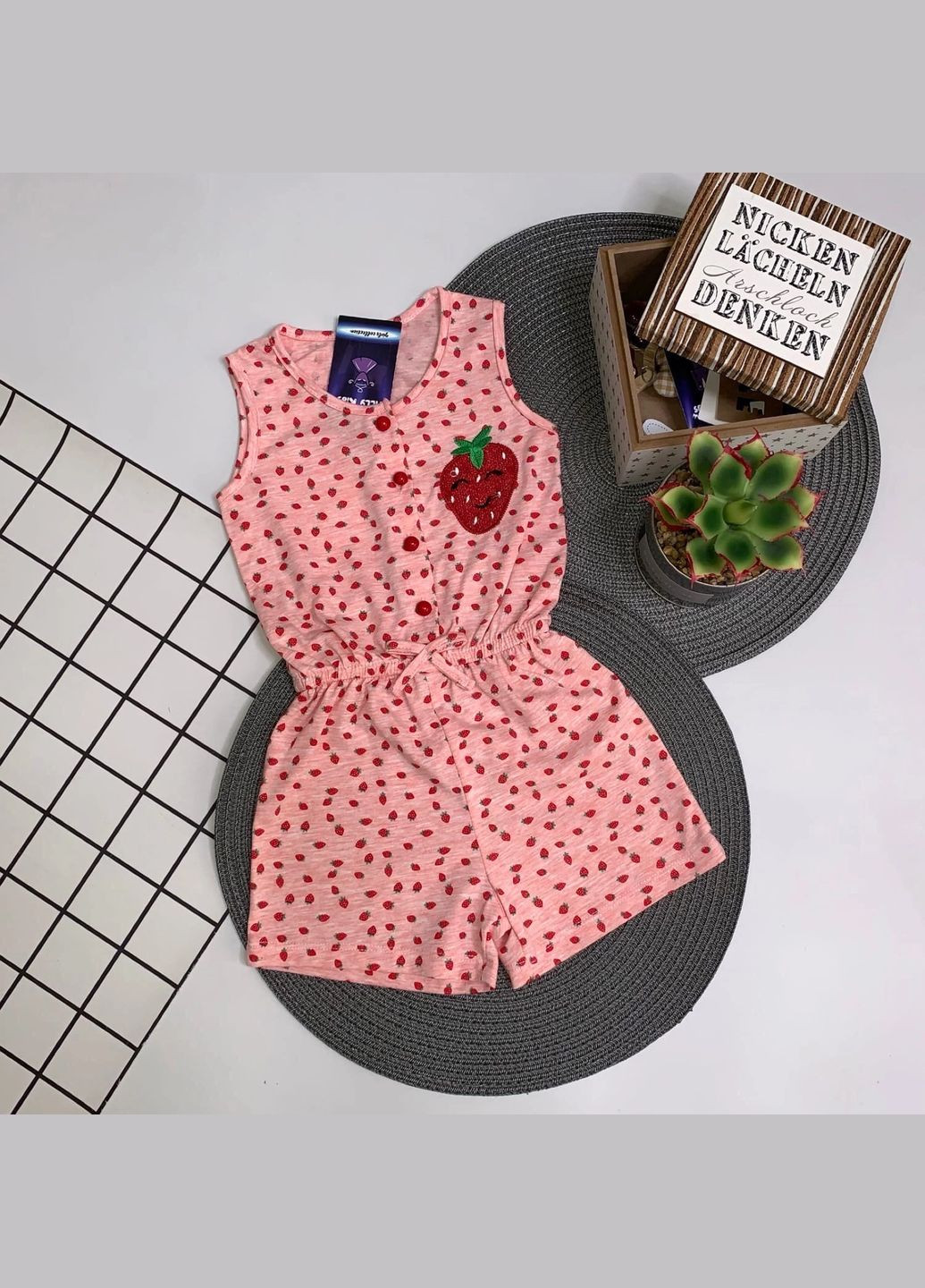 Комбинезон детский летний с шортами на девочку No Brand (341132964)