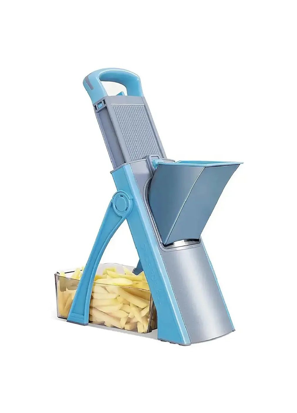 Терка овочерізка з контейнером регулюванням товщини нарізки нековзними ніжками для овочів (480871-Prob) Unbranded (346389818)