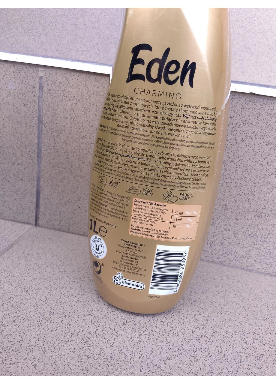 Парфумований ополіскувач Charming 1 л Eden (364859071)